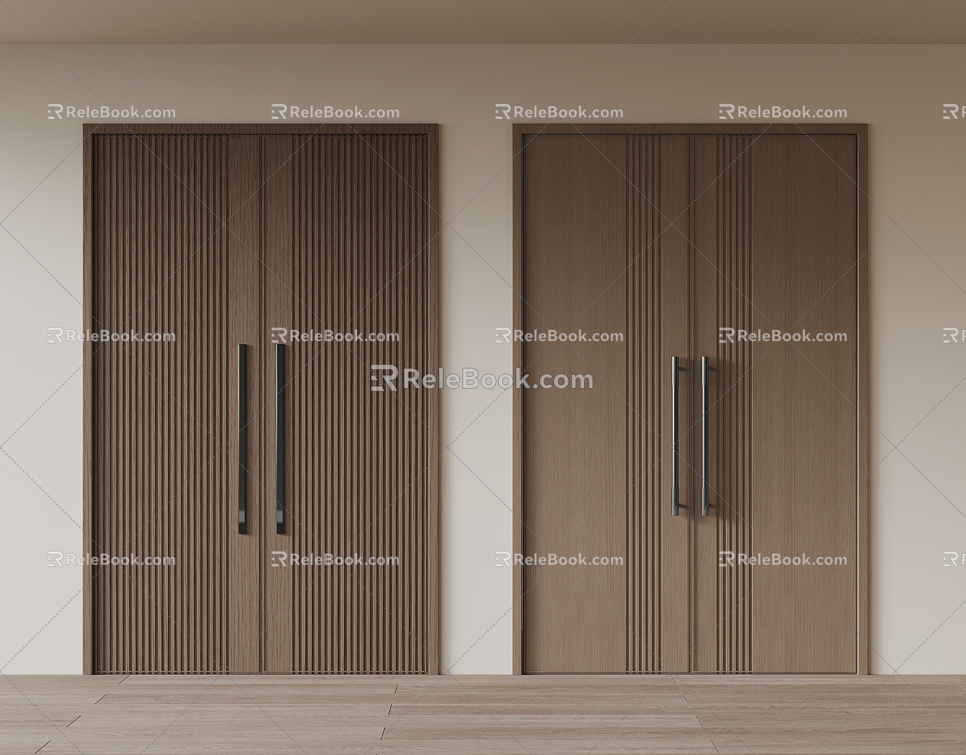 Modern Double Door Bedroom Double Door Top Door Master Bedroom Double Door 3d model