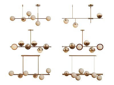Modern Chandelier Art Chandelier Spherical Chandelier 3d model