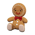Festive Christmas Stuffed Toys Including Reindeer Gingerbread Man Santa Snowman And Bear With Scarves