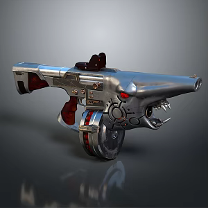 rifle semi-automatic rifle combat rifle battle rifle carbine war rifle attack rifle 3d model