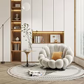Modern single sofa 3d model