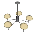 Multi-head chandelier 3d model