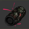 Speaker Audio Wireless Speaker Wireless Bluetooth Speaker Military Audio Military Equipment Mini Bluetooth Audio 3d model