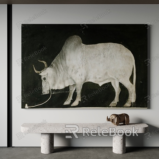 Modern Animal Painting Decorative Painting model