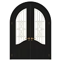 Middle style double door 3d model