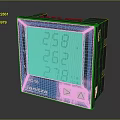 Janitza UMG 96 Digital Meter Display With Current And Energy Values