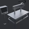 Industrial Precision Automation Equipment Featuring Robotic Arm Workbench And Control Monitor