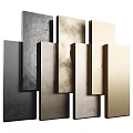 Stylish Decorative Wall Panels With Various Metallic Textures And Neutral Tones For Modern Interior Design