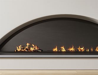 Modern Fireplace 3d model