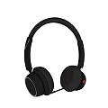 Black Over Ear Headphones With Microphone Comfortable Design And Clear Sound Quality
