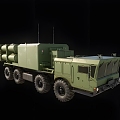 Modern Missile Transporter Modern Car Truck Military Vehicle Transporter Missile Vehicle Truck Motor Vehicle 3d model