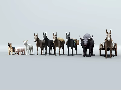 Various Reptile Models Showcasing Lizards Snakes And Turtles In Collection 3d model