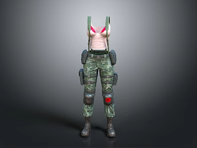 Shorts Camouflage Pants Camouflage Shorts Military Shorts Sports Shorts Casual Shorts Trousers 3d model