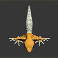Lizard Anime Lizard Chameleon Cartoon Lizard Reptile Cold Blooded Animal Reptile Class 3d model