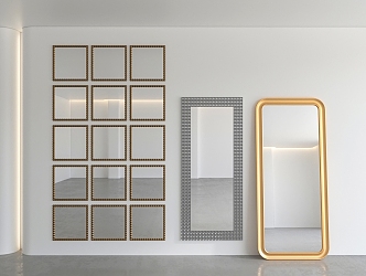 Modern Mirror 3d model