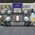 Paint Depot Store Front Featuring Glass Doors And Colorful Paint Displays