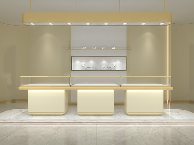 Jewelry Counter Showcase 008 model