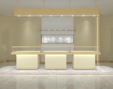 Jewelry Counter Showcase 008 3d model