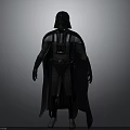 Darth Vader Detailed Full Body Costume With Black Cloak And Helmet