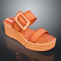 Sandals Sandals Peep Toe Shoes Platform Shoes Roman Sandals High Heel Sandals Wedge Sandals 3d model