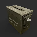 Military Weapon Ammo Box 30 Caliber M1 Carbine Storage Container With Secure Latch