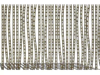 Modern partition 3d model