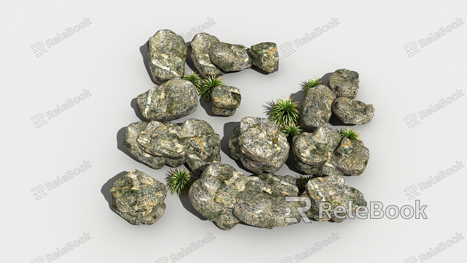 Stones and Grass model