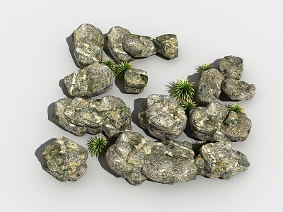 Stones and Grass model