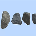 Various Wood And Stone Materials Showcasing Different Shapes Sizes And Textures