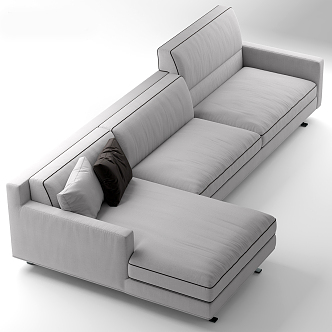 Modern corner sofa 3d model