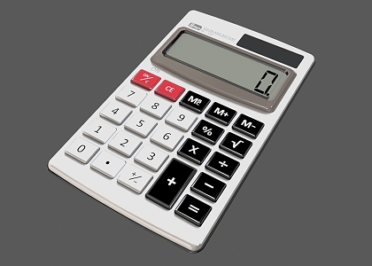 Modern Calculator 3d model