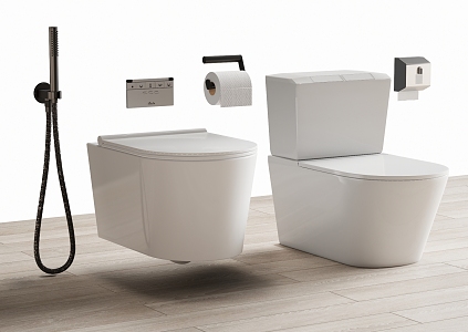 Smart toilet 3d model