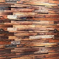 Rustic Wooden Wall With Natural Texture And Reclaimed Wood Planks In Warm Brown Tones