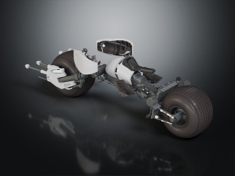 Modern motorcycle armed motorcycle 3d model