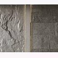 Rough Textured Light Color And Dark Square Patterned Background Wall Design