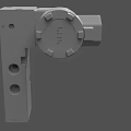 Industrial Equipment Mechanical Component With Precision Holes Adjustment Knob And Durable Metal Structure