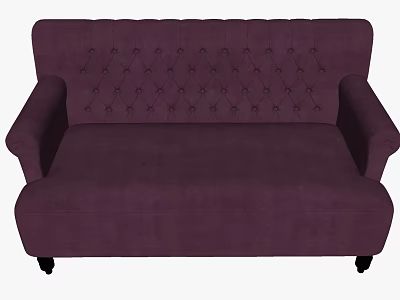 Modern double sofa multi-person leisure sofa 3d model Modern double sofa multi-person leisure sofa 3d model