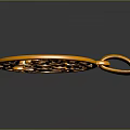 Yellow Gold Tree of Life Pendant with Purple Gemstones and Round Filigree Design