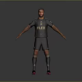 FLEX Brand Black Stylish Athletic Sportswear Set For Men With Shorts And Socks