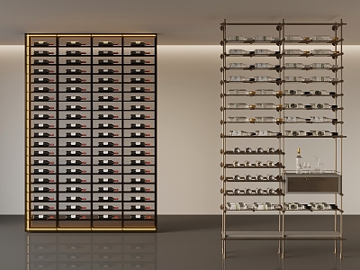 Wine Cabinet Wine Rack model