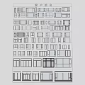 Modern casement window bay window sliding window aluminum alloy window floor-to-ceiling window 3d model