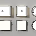 modern ceiling lamp square ceiling lamp living room ceiling lamp 3d model