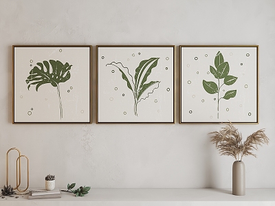 Modern Plant Painting Art Hanging Painting model