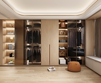 Modern wardrobe 3d model