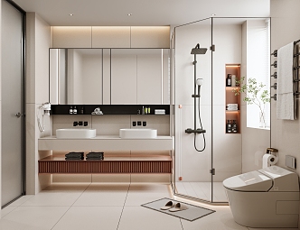 modern bathroom 3d model