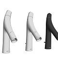 Modern Faucets in Silver Gold and Black with Elegant Curved Stylish Design