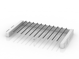 Modern trouser rack 3d model