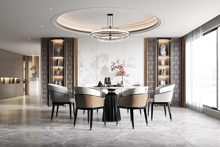 New Chinese Restaurant 3d model