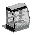 Commercial Glass Door Display Refrigerator With Multiple Shelves For Food Storage