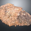 Natural Rough Surface Rock Formation With Brown And Black Mineral Texture